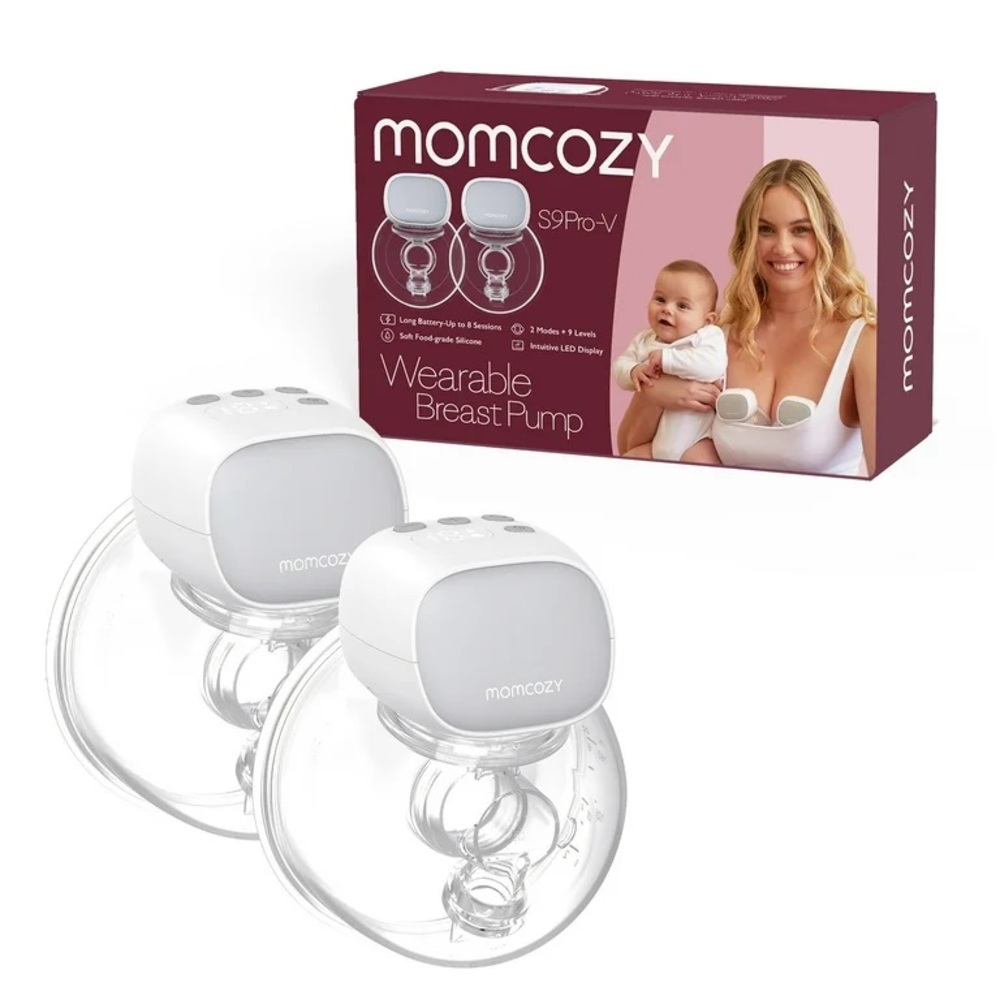 Momcozy Wearable Breast Pump - White